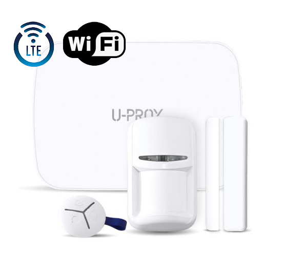 U-Prox MP LTE S : Kit sistem de alarmă fără fir cu comunicator LTE + WiFi